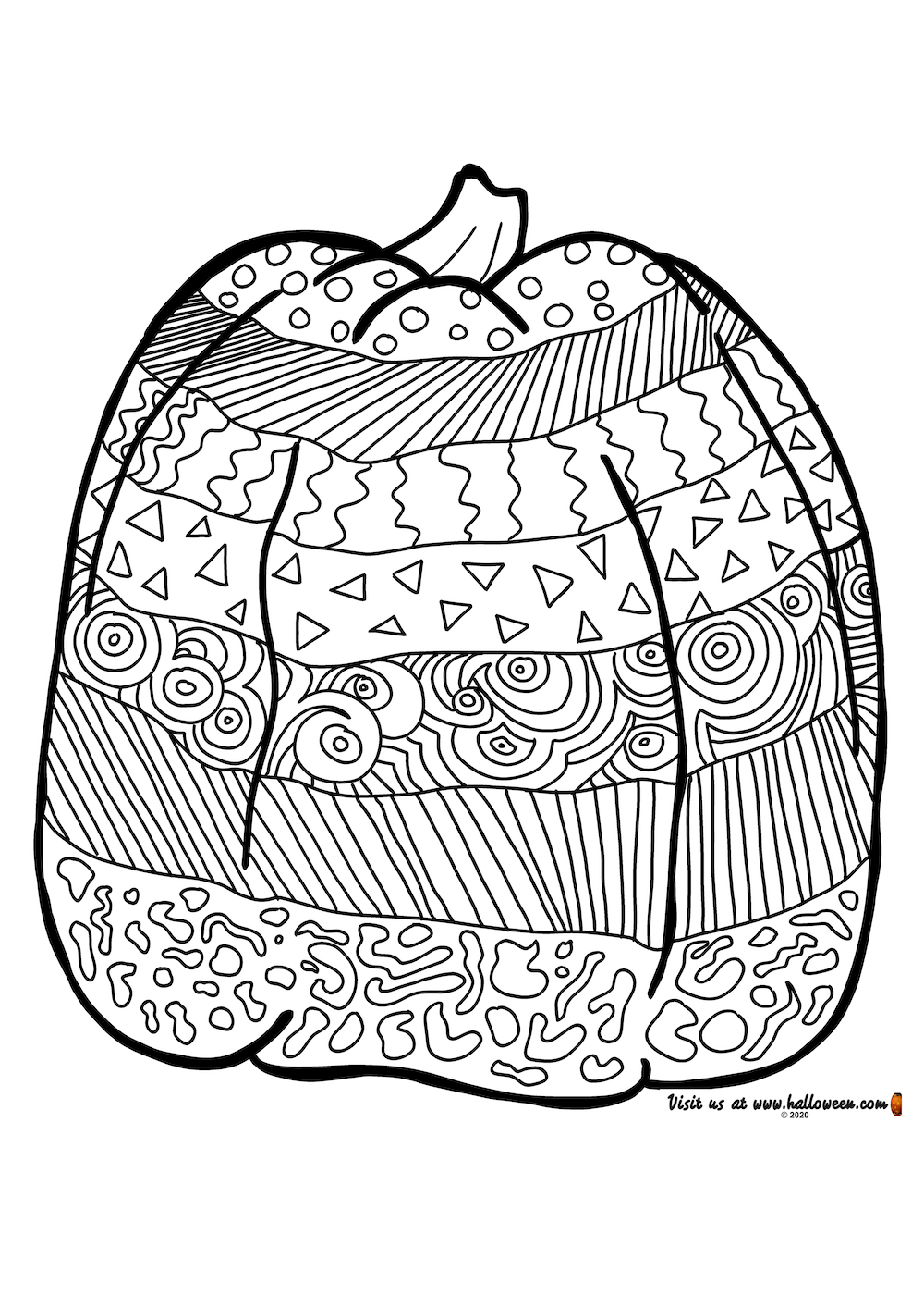 Free Halloween Printable Pumpkin – Halloween.biz