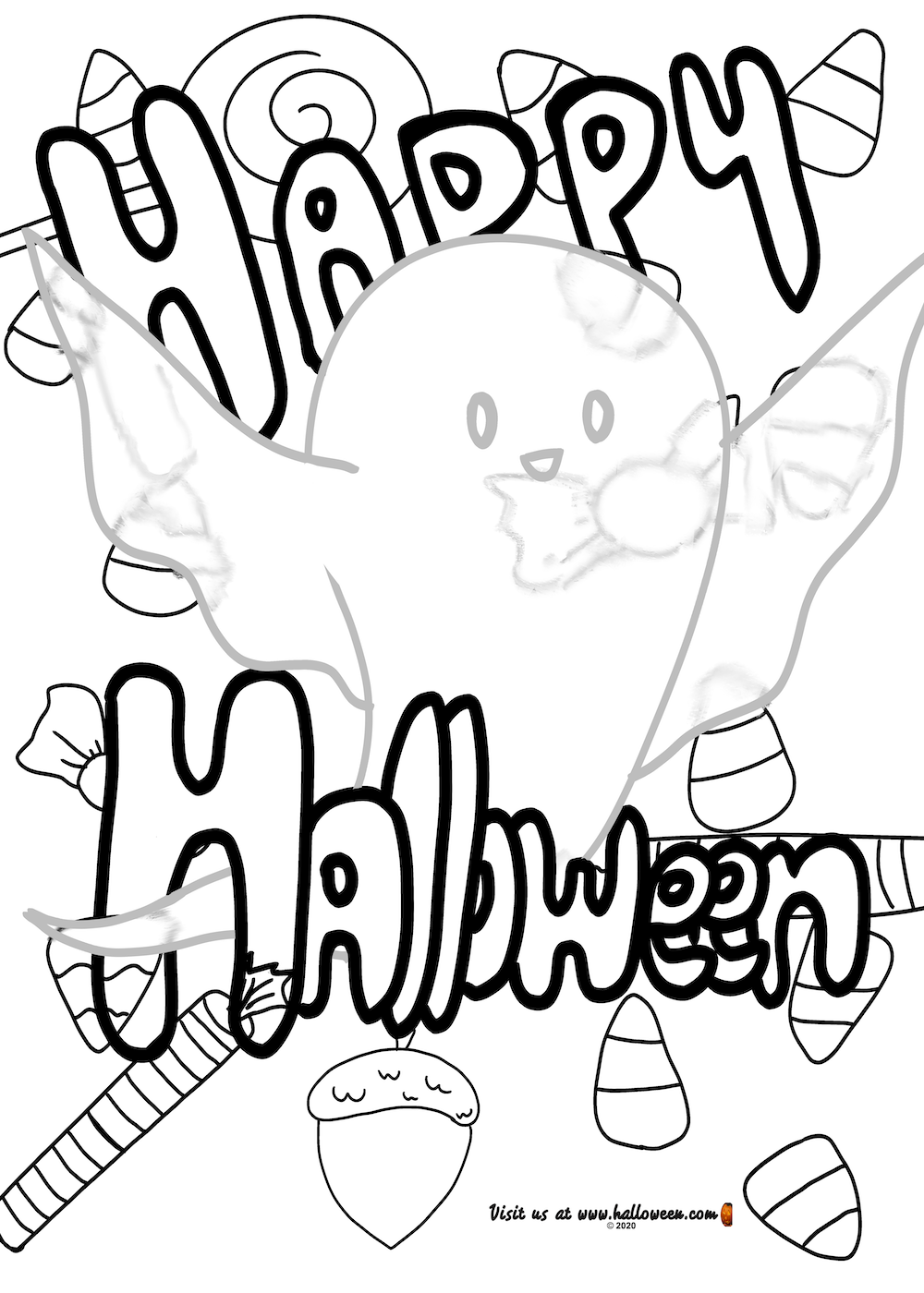 Free Halloween Ghost Printables – Halloween.biz